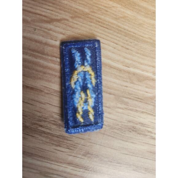 Vintage BSA Cub Scouts Webelos Activity Badge Loops Blue Gold Pair Scout Patches - Picture 6 of 6